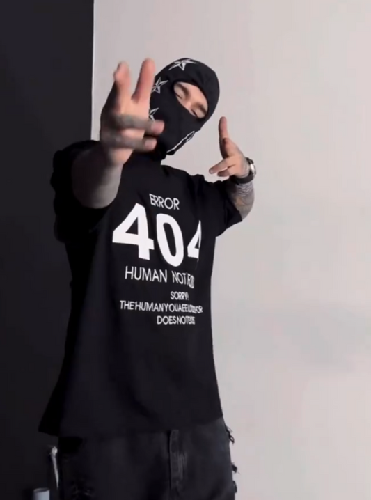 404 Human Error Oversize T-Shirt